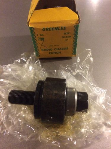 New Greenlee 730BB 2&#034; Radio Chassis Punch