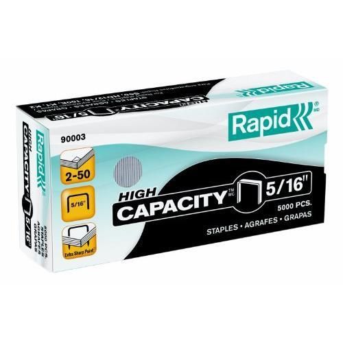 Rapid 90003 5/16-Inch Staples for K1 Pliers, 5,000 Per Box New