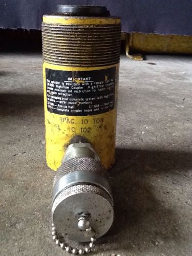 Enerpac rc 102  hydraulic cylinder w enerpac fitting for sale