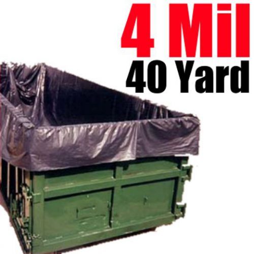4 Mil 40 Yard Roll Off Dumpster Liner
