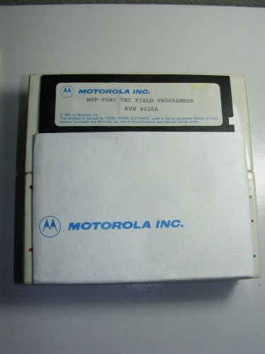 Motorola MSF PURC TRC Field Programmer RVN4025A