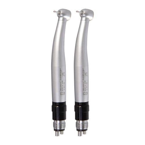 2*large head dental high speed turbine handpiece + 4 hole coupler fit nsk qd-j for sale