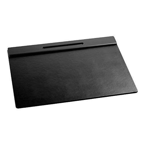 Rolodex Wood Tones Collection Desk Pad Black (62540) Rolodex