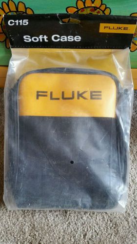 New fluke c115 carrying case, polyester black yellow for sale