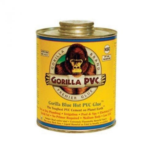 Glue low voc 16 oz blue gorilla pvc cement llc caulking and adhesives 16102 for sale