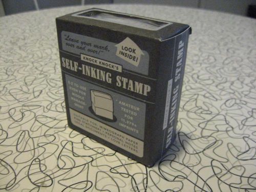 Kock Knock self-inking stamp - TMI (too much information). New &amp; Sealed