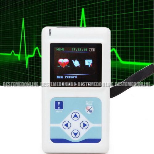 2016 Updated 3-channel ECG Holter Recorder System Monitor NEW Analyzer Software