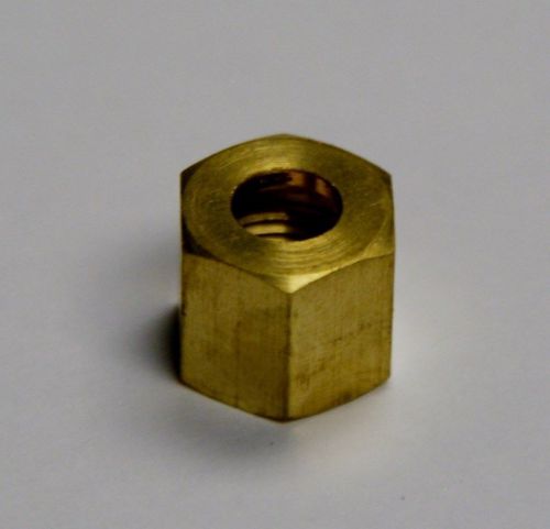 Brass Compression Fitting Replacement Standard Nut, Tube O.D. 1/4&#034; Qty. 25