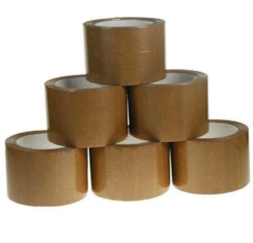 24 Rolls 1.8 Mil 3&#034;  100 Yards Carton Sealing Shipping Tape Tan Mail Packaging