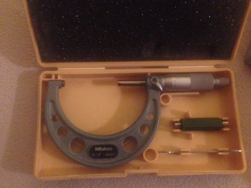 MITUTOYO OUTSIDE MICROMETER 2&#034;-3&#034; inch micrometer 103-217
