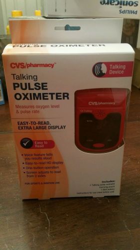 CVS Brand Talking Pulse Oximeter NEW