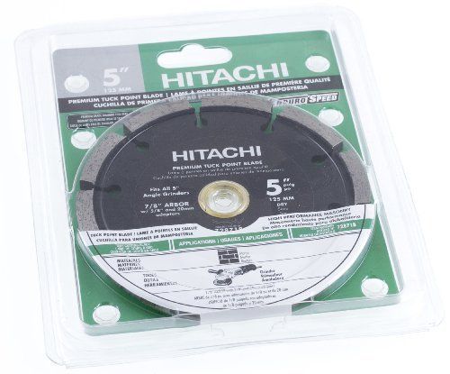Hitachi 728718 5-Inch Tuck Point Wheel Diamond Saw Blade for Concrete and