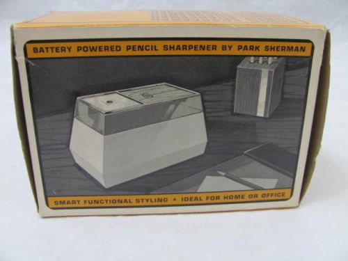 Vintage  - Park Sherman Battery Operated Pencil Sharpener -  D-Cells