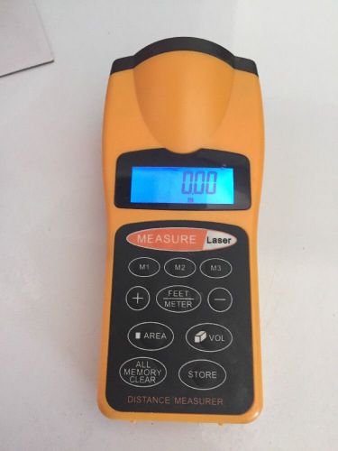 Designer 9424 new ultrasonic yellow lcd screen laser distance measurer for sale