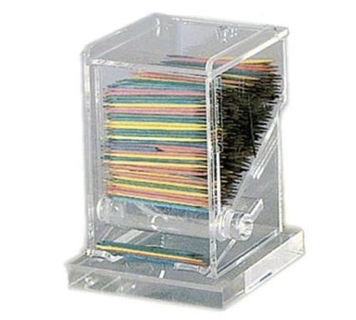 Update International TPD-AC Toothpick Dispenser clear acrylic - Case of 36