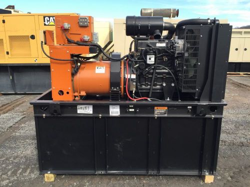 –30 kW Generac Generator, 132 Gallon Base Fuel Tank, 209 hours, Reconnectable...