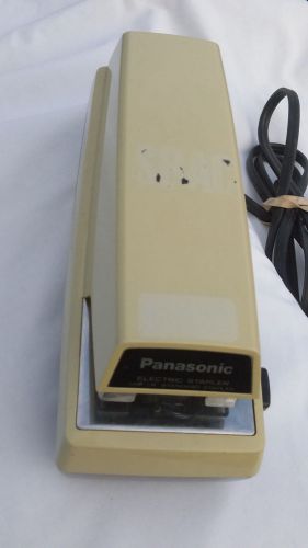 Vintage Panasonic Electric Stapler AS-300 1/4&#034; Staples Suction Cup Base