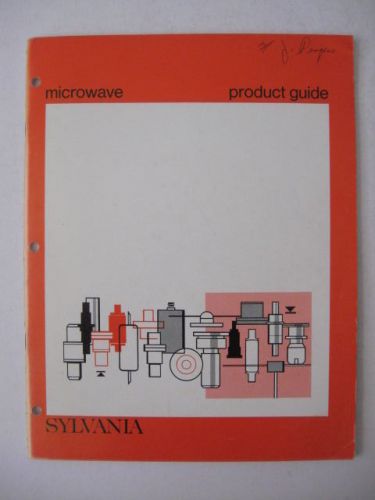 Vintage SYLVANIA Microwave Product Guide Mixer Diode Schottky Beam-Lead Varactor