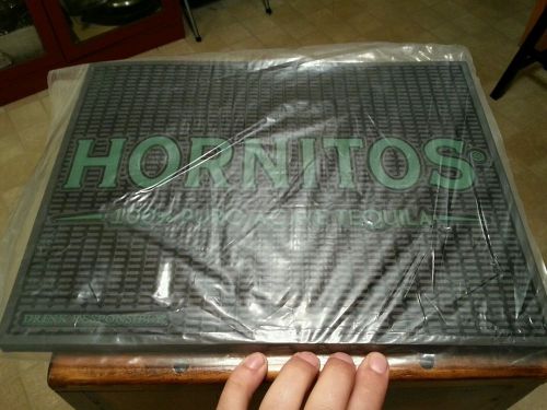 HORNITOS 100% Pure Agave Tequila Bar Spill Mat 11 x 14 - NEW