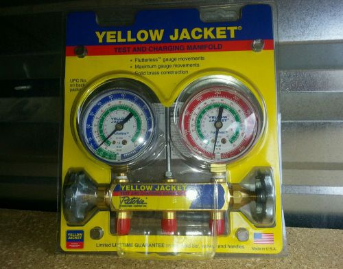 Yellow Jacket, Ritchie HVAC Gauge Set 2 Valve Manifold R12, R22, R502