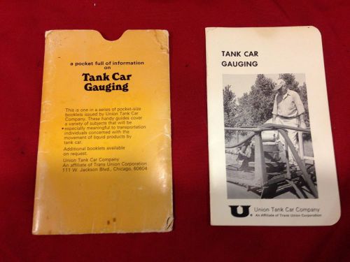 Vintage Propane Training Materials -Union Tank Car Gauging  Manual Circa 1968