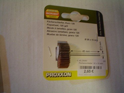 Proxxon 28985 Flap Wheel, 1-3/16-Inch, 120 Grit