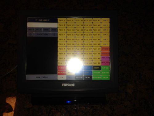 Refurbished uniwell dx915 touchscreen pos terminal for sale