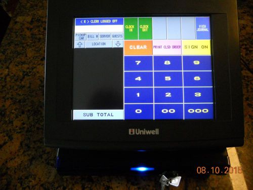 Refurbished uniwell dx895 touchscreen hospitality pos terminal for sale
