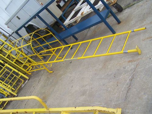 95&#034; INDUSTRIAL FACTORY SAFETY STEPS W/ BODY CAGE