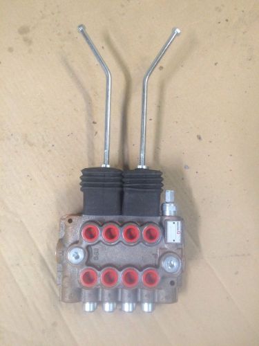 Bucher hydraulic 4 spool control valve model hdm 11p/4 for sale