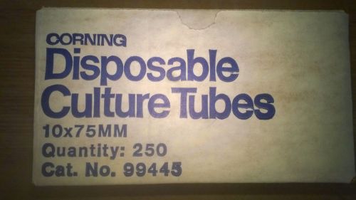 Corning Disposable Culture Tubes 10 x 75 mm Cat. # 99445