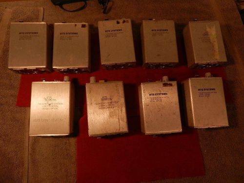 Lot of 9 RTS Systems/Telex BP300 BP 300 Portable Intercom Beltpack Belt Packs