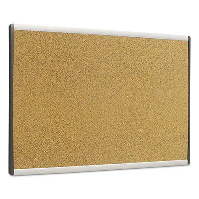 ARC Frame Cork Cubicle Board, 14 x 24, Tan, Aluminum Frame, Sold as 1 Each