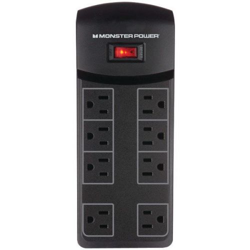 Monster Power 121821 Essentials 800 Surge Protector w/8 Outlets 4&#039; Cord