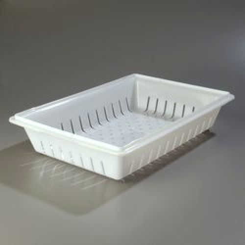 Polyethylene colander cases of  6 durable material  white free shipping new for sale