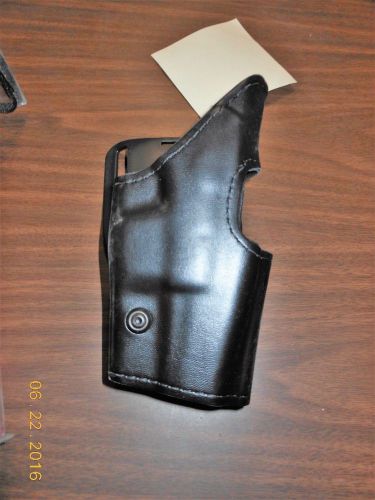 SAFARILAND PLAIN LEATHER HOLSTER 295-83-61 R/H GLOCK 17, 22, 19, 23 MID RIDE