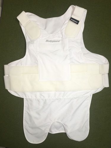 Carrier for kevlar armor- white l/s +body guard brand+ bullet proof vest+=new for sale