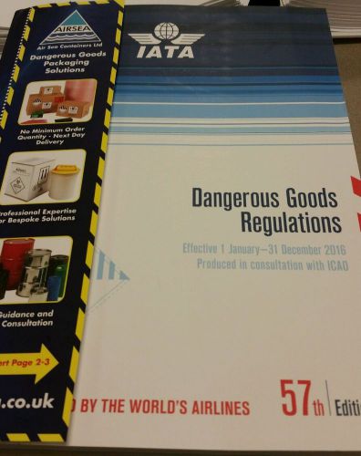 Iata dangerous goods regulations 57th edition