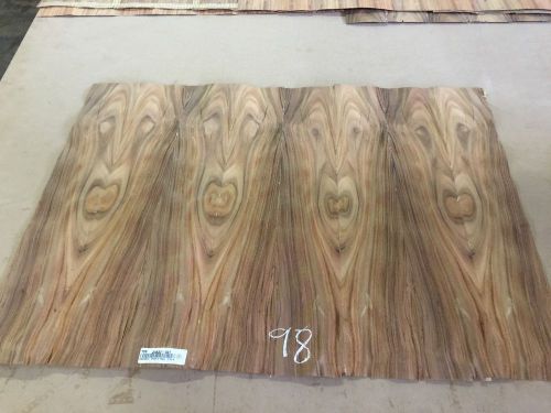 Wood Veneer Rosewood 35x25 1 Piece 10Mil paper Backed &#034;EXOTIC&#034; ALI 98