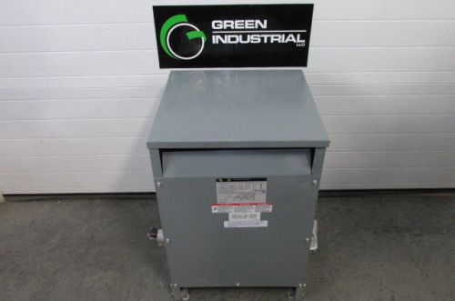 Used 45 kva dry type transformer hv 480 delta lv 208 y / 120 45t3h tested for sale