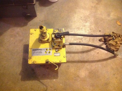 Used Enerpac P464 hydraulic hand pump,port a power 10,000 psi