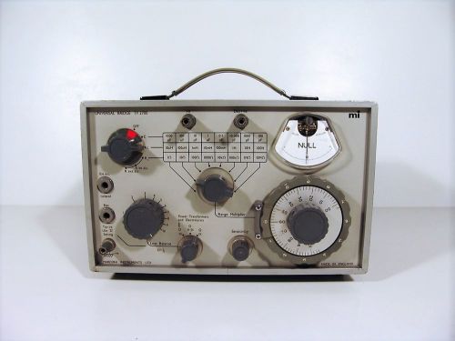 Marconi instruments universal bridge tf 2700 works for sale