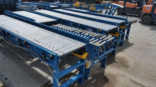 Hytrol center drive  belt conveyor driven power roller conveyors liquidation for sale