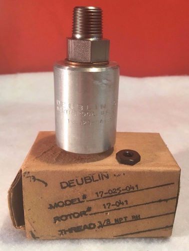 Deublin Model 17-025-041, Rotor 17-041, Thread 3/8 NPT RH