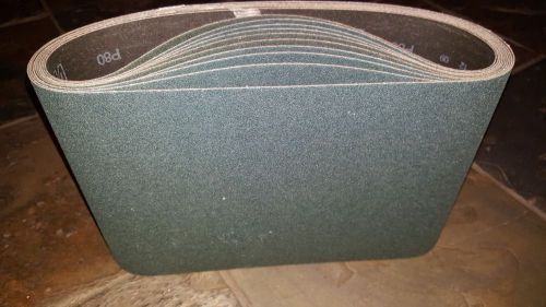 7-7/8 x29-1/2  Premium Zirconia Floor Sanding Belts  80 Grit  (10 Per Box)