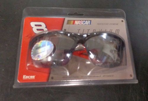 New Safety Eyewear Glasses by Encon : NASCAR #8;  Black &amp; Silver; 05348616