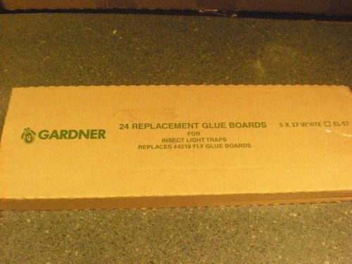 Gardner WS-95 Wall Sconce Fly Insect Replacement Glue Boards EL-57 - 1 PK of 24
