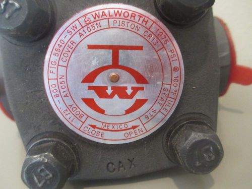 New, Walworth Forged Steel Valve 800-A105N, 1 1/2&#034;