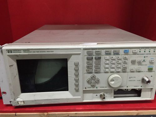 HP/Agilent 5372A Frequency And Time Interval Analyzer FOR PARTS OR REPAIR