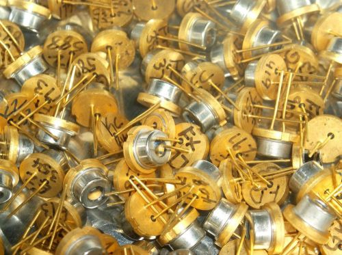 Scrap Gold Coherent Laser Diodes 9mm Small Electronic Parts 4 Ounces Off Spec